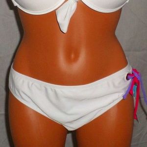 California Waves White Bikini Bottom